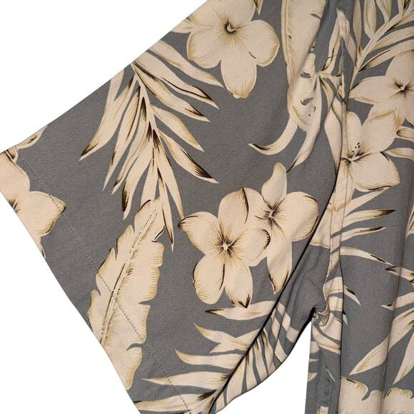 Paradise Coves Sz XXL Tropical Print Button Down Shirt Coastal Vacation Cruise - Picture 5 of 7